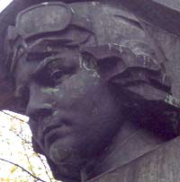closeup of Litvyak monument