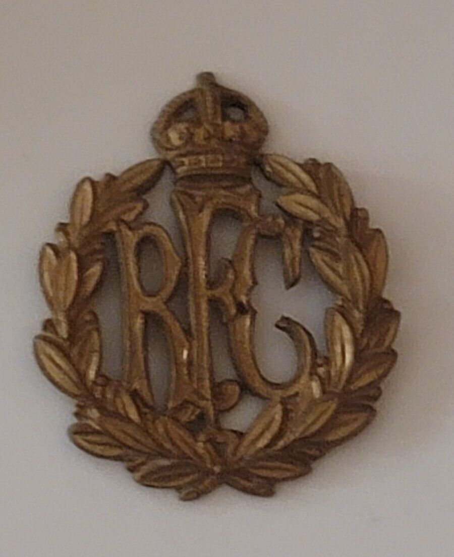 WW1 RFC Royal Flying Corps Cap Badge Canadian England  Germany 
