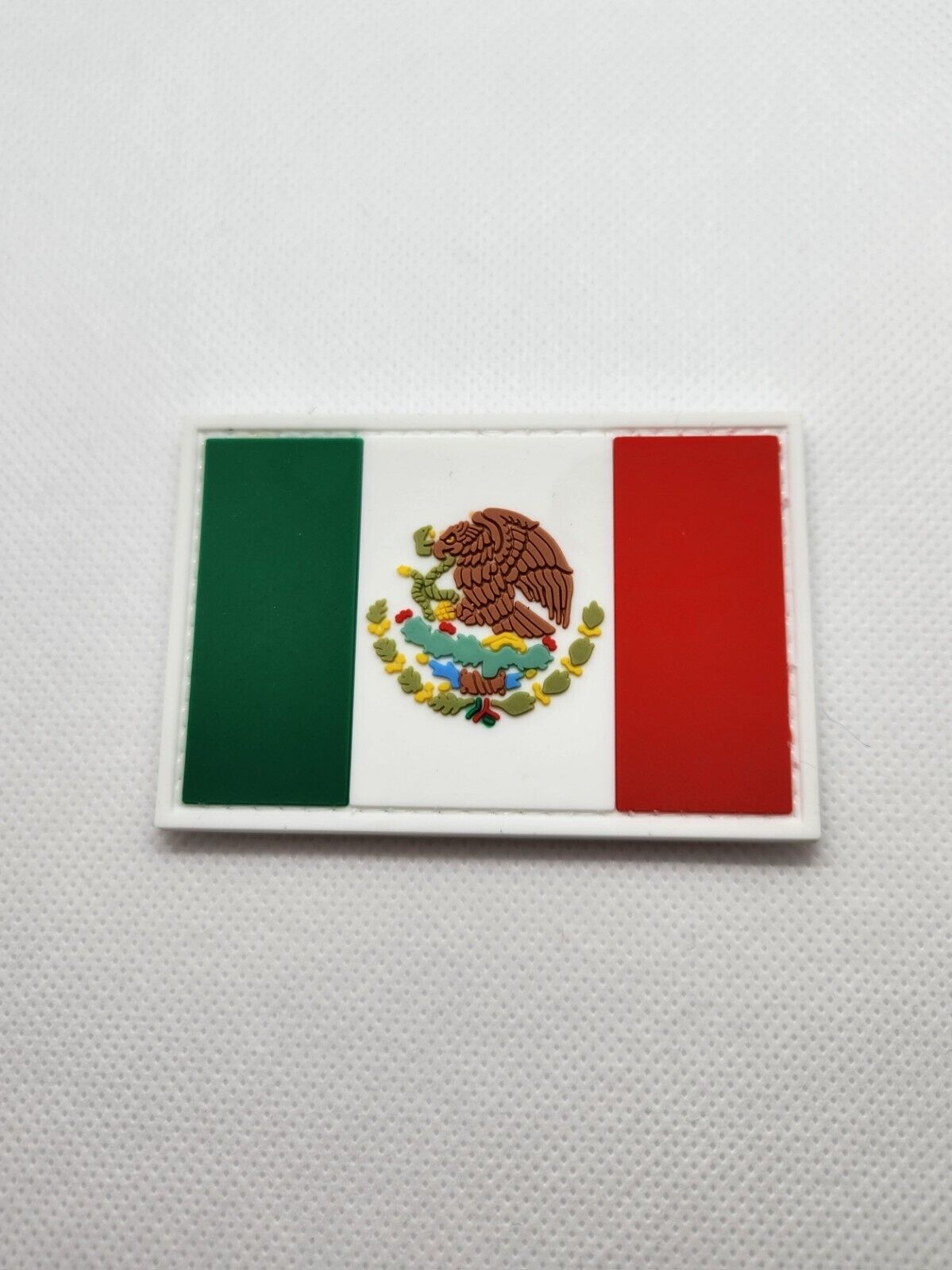 Mexico Flag 3D PVC Tactical Morale Patch – Hook Backed