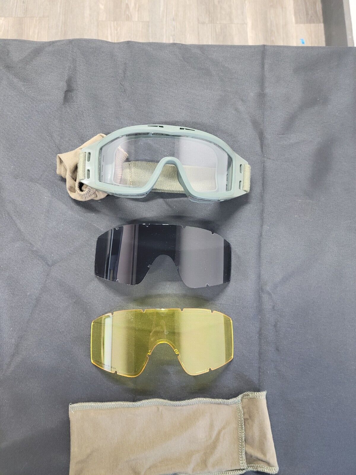 Ballistic &  Professional Goggles, US Military Eyewear Foliage Green
