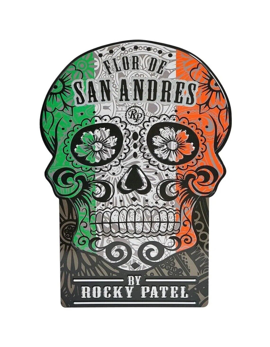 Rocky Patel Flor De San Andres Tin Sign 14x10 Man Cave Cigar Lounge Bar