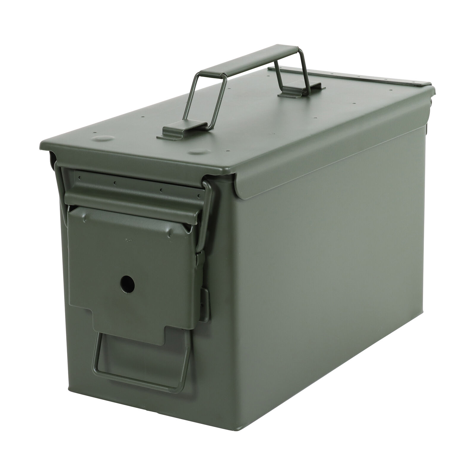 Redneck Convent Ammo Can 50 Cal Solid Steel Military Metal Ammo Box Latch Lid