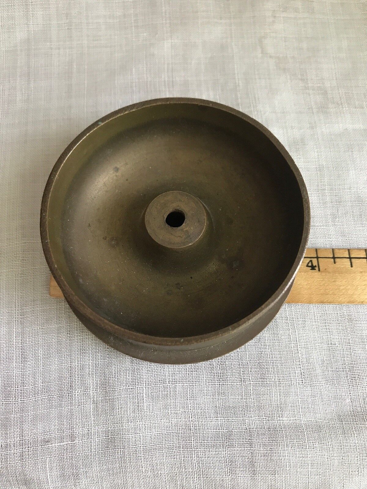 Vintage WWII Japanese Military Shell Brass Trench Art Artillery Canister ashtray