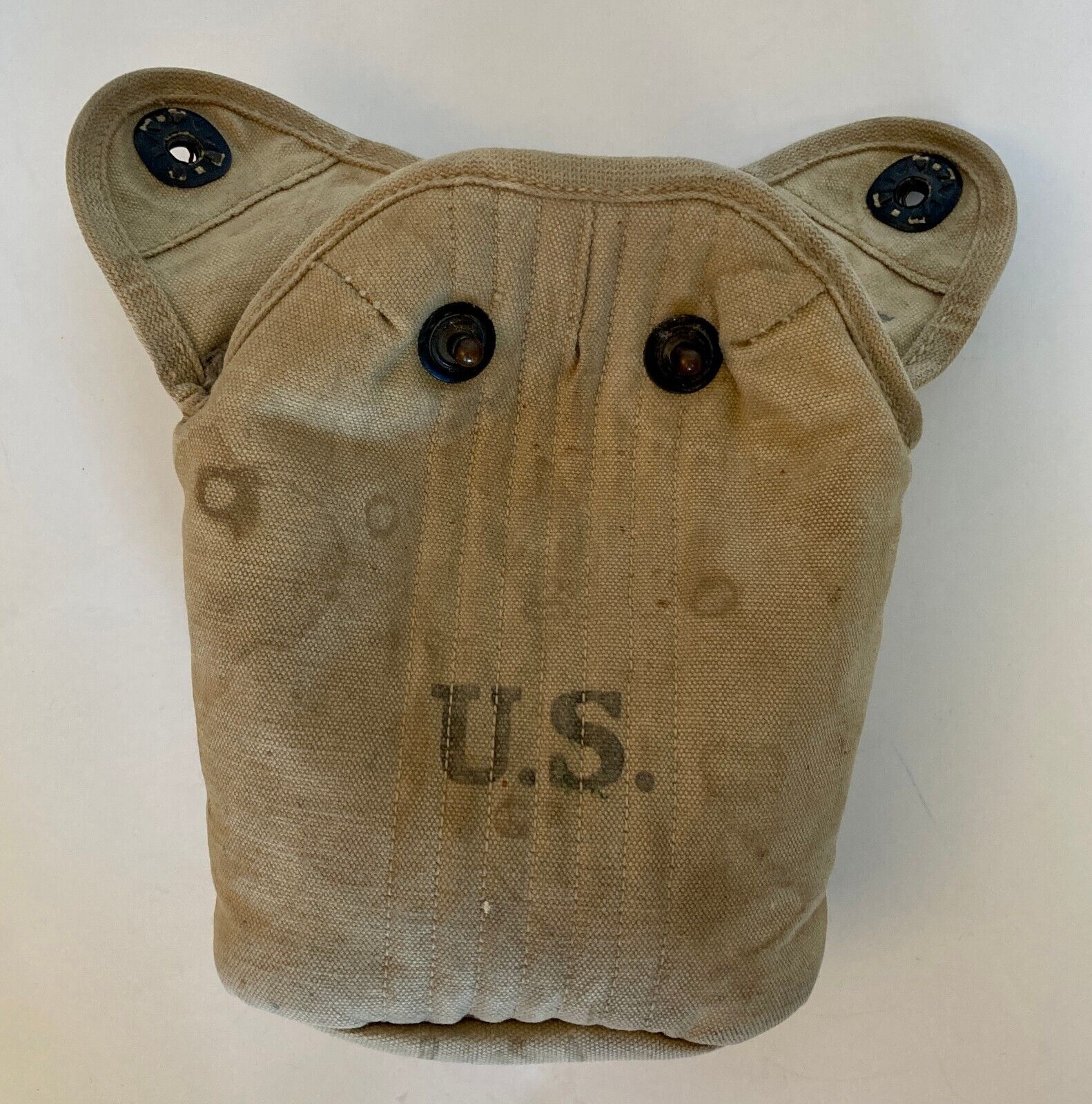 Original WW1 US Army Canteen Cover ONLY Dated 1917 Long  Doughboy Good Condition