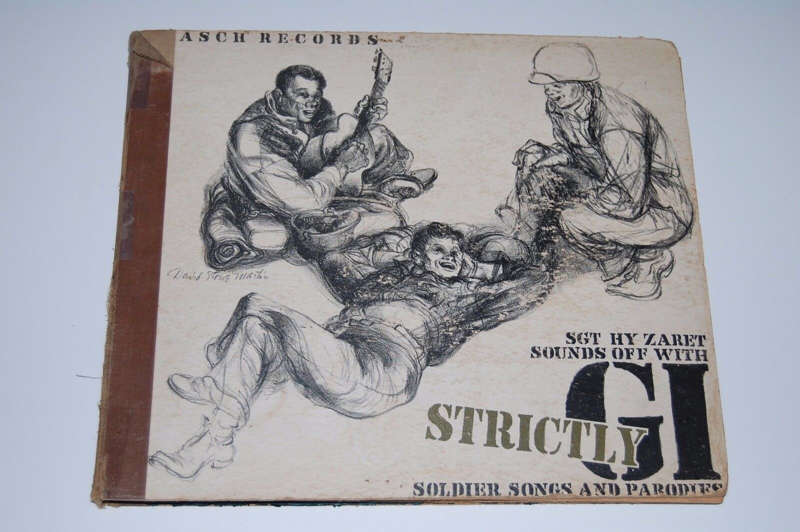 Sgt Hy Zaret Sounds Off With Strictly GI Soldier Songs & Parodies WW2 4 Records