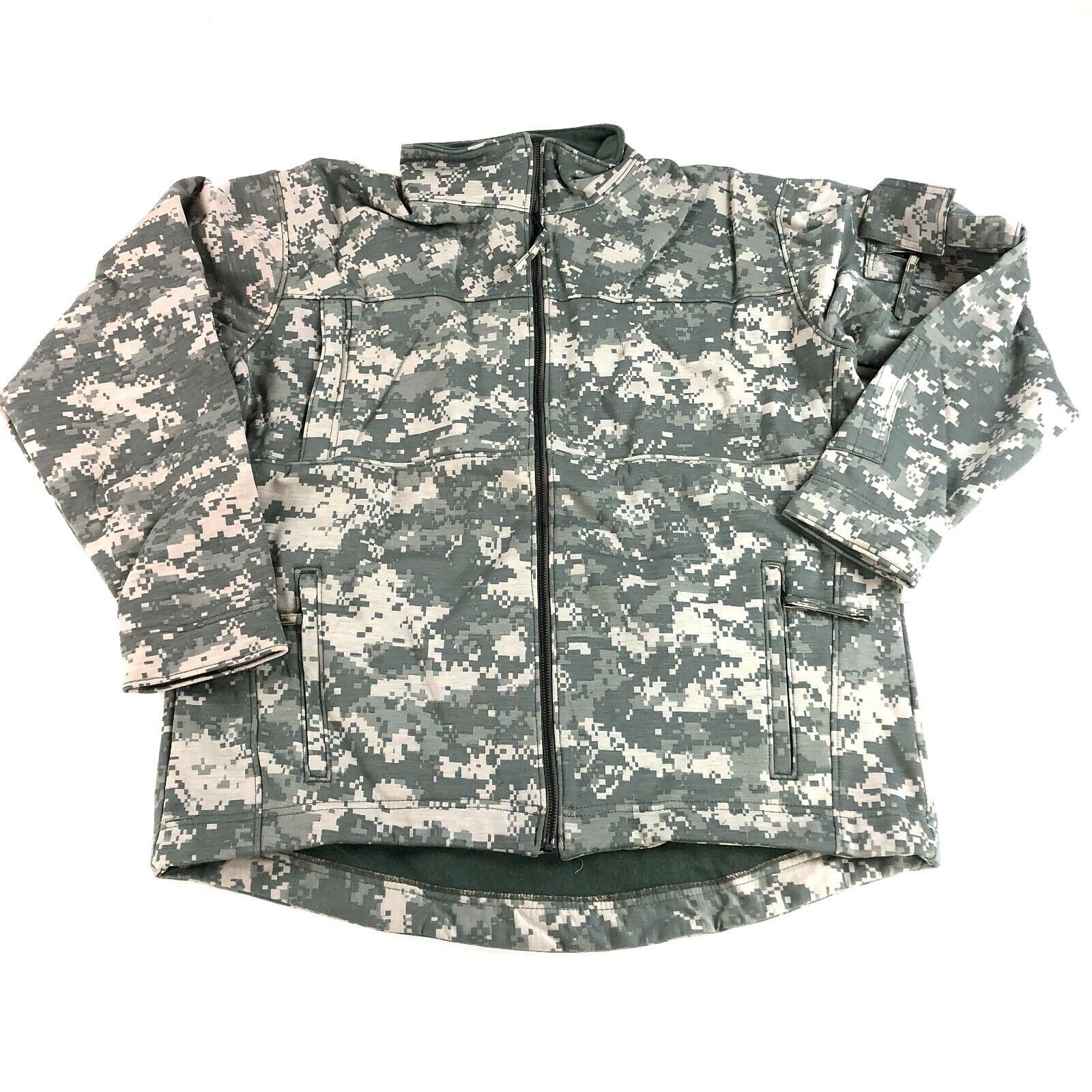 US Army FR Elements Jacket, Military ACU Fire Resistant Cold Weather Coat, 2XL