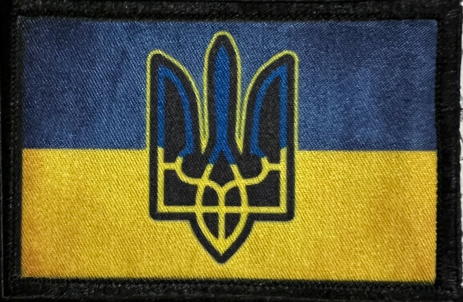 Full Color Ukrainian Coat of Arms Ukraine Morale Patch ARMY MILITARY Tactical