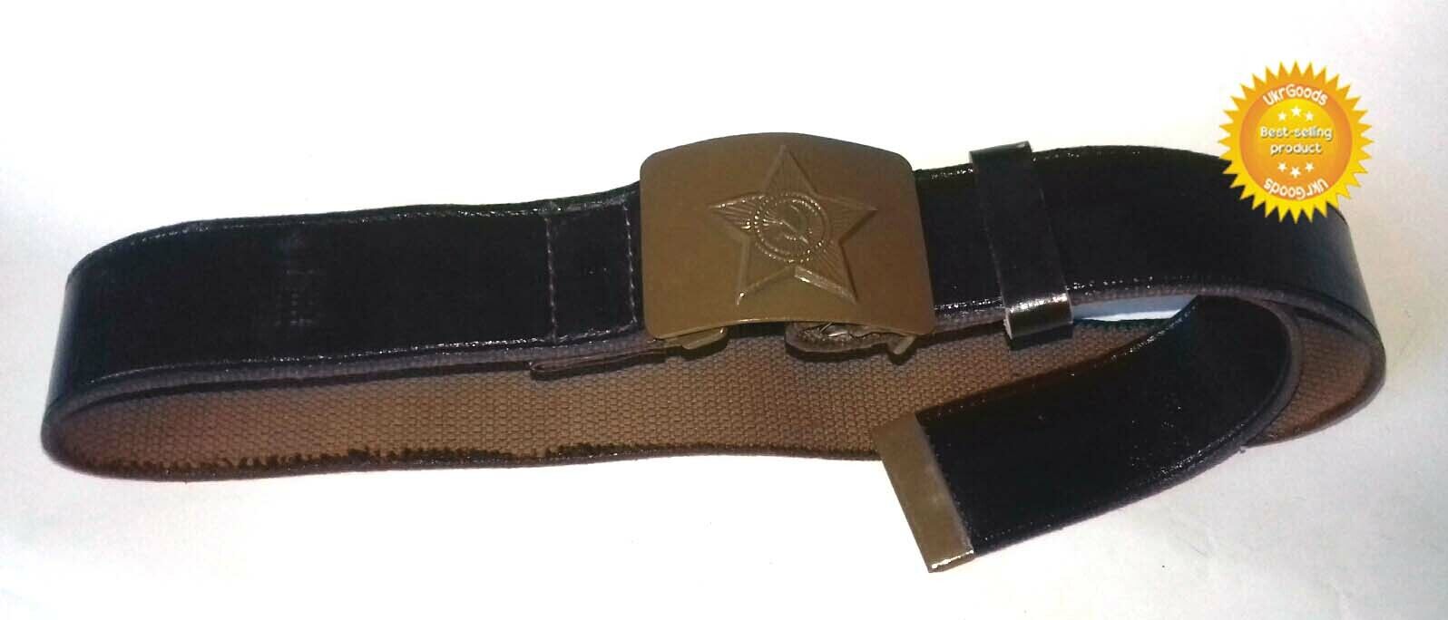 Brown Original Dated Soviet Russian Army Uniform Belt Buckle New (41,3