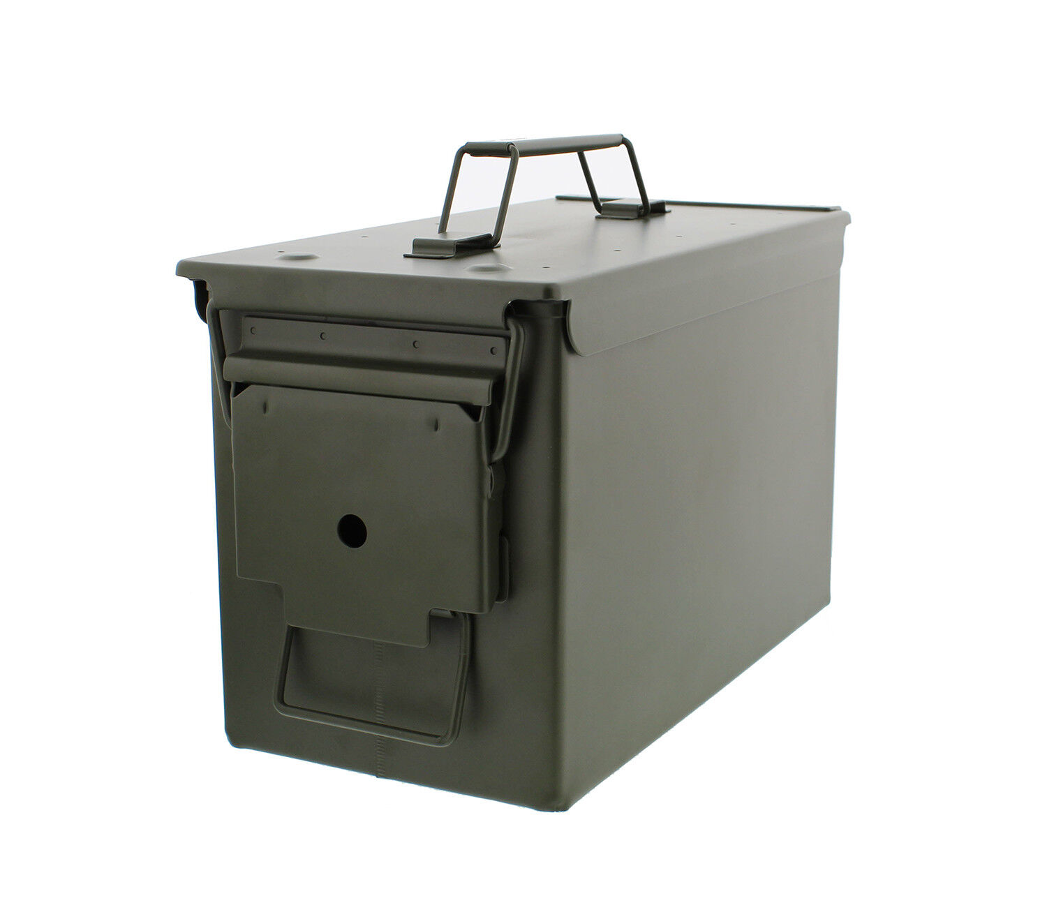 Redneck Convent Ammo Can 50 Cal Solid Steel Military Metal Ammo Box Latch Lid