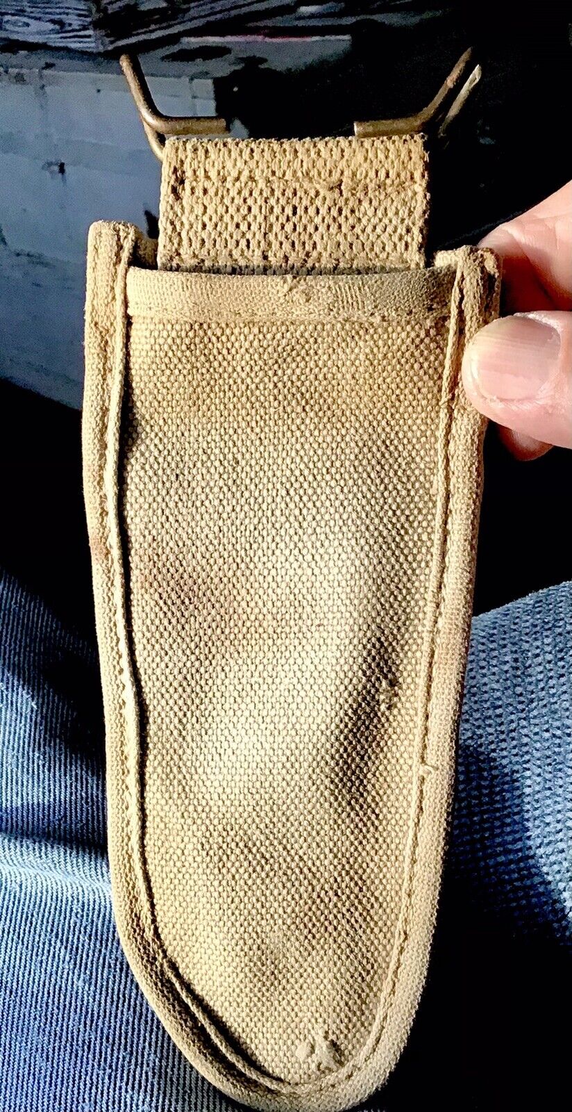 M1910 M1916 Wire Cutter Pouch Canvas Products Co. Dated 1918 WW1