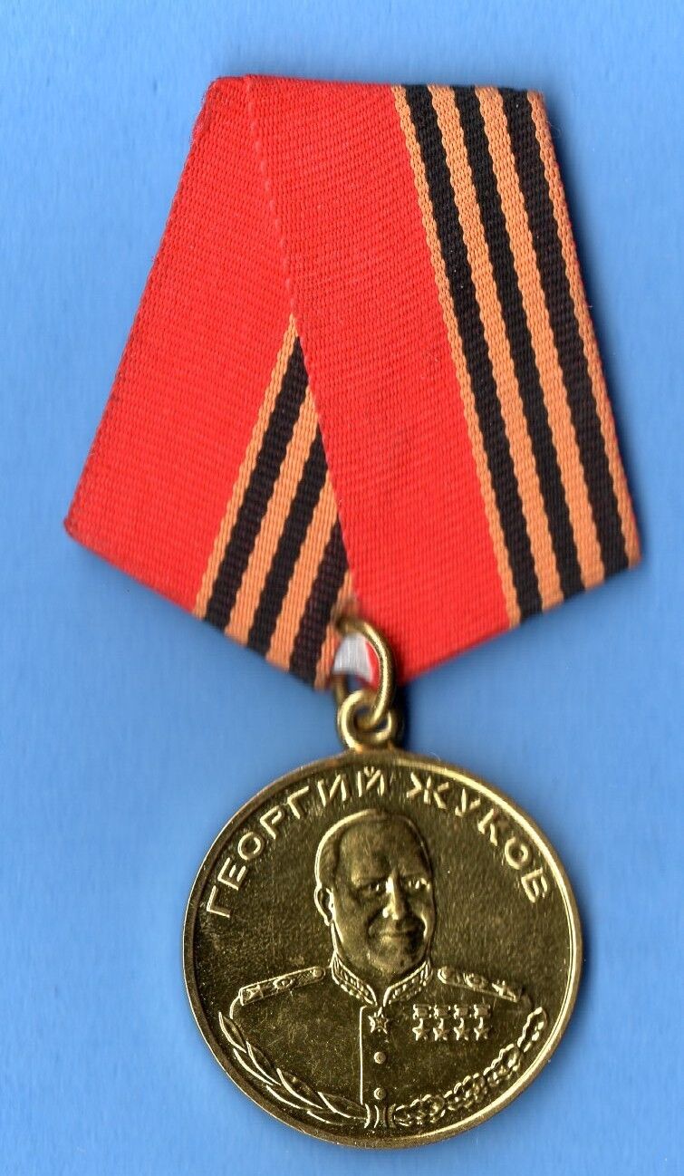 Russian Medal Marshal Zukov order + DOC. 885