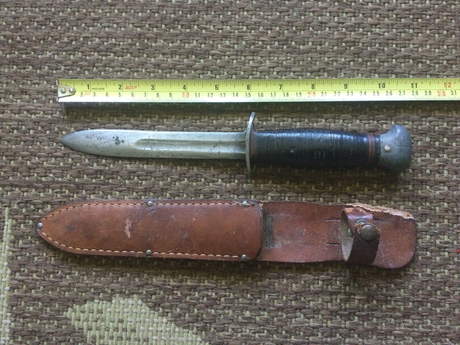 WW2 Pal combat fighting dagger knife with sheath rare 