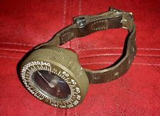 Orig 1940's WWII U.S. Army Corps of Engineers Paratrooper Wrist Compass w/ strap picture