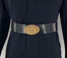 US Civil War Enlisted Belt with Buckle - Union Civil War Waist Belt picture