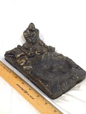 Rare Russian Bronze Military Ashtray Cold War Soviet Era Moscow USSR Red Army